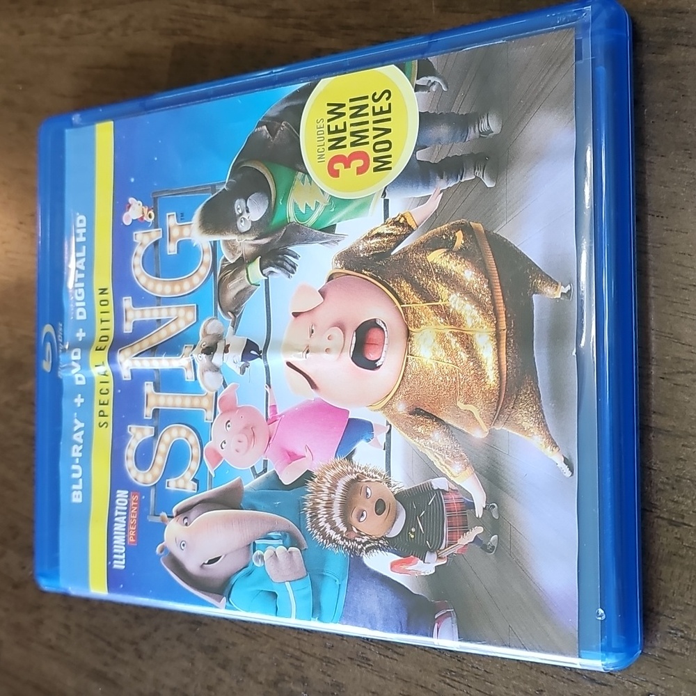 3 for $10 🎬 Sing Movie DVD Only Universal Studios EUC